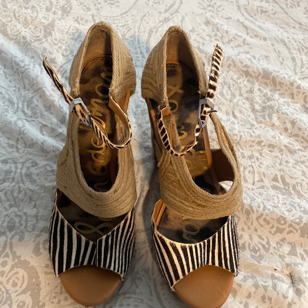 Sam Edelman Wedge Shoes, Size 7.5